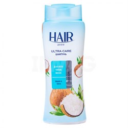 Шампунь ультра уход Марки HAIR для всех типов волос КОКОС 600 ml x 12 ББ01180 - фото 14290