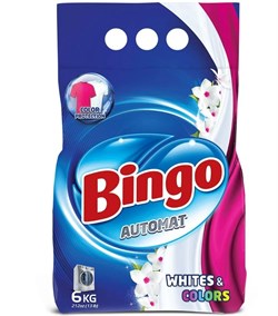 BINGO 6 КГ СТИРАЛЬНЫЙ ПОРОШОК ДЛЯ ЦВЕТНОГО CONC ECO COLORED *1 ББ01435 - фото 14420