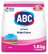 Порошок для стирки белья ABC цветной 1.5KG x 12 ББ01070 - фото 9749