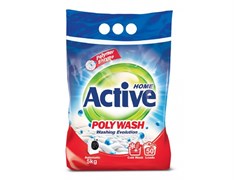 ACTIVE ИРАН / Стиральный порошок автомат "Poly Wash" 5 кг х 2 ББ01287