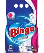 BINGO 6 КГ СТИРАЛЬНЫЙ ПОРОШОК ДЛЯ БЕЛОГО И ЦВЕТНОГО ECO WHITE&COLORS *1 ББ01399