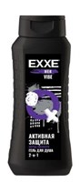 EXXE MEN Мужской гель для душа 2в1 "Увлажняющий" VIBE, 400 мл  (12) NEW С0007854
