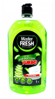Master FRESH гель для мытья посуды TURBO АЛОЭ 1000мл, флиптоп С0008037