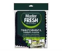 Master FRESH МИКРОФИБРА универсальная для уборки салфетка, 1шт. (30*30см) ЧЕРНАЯ С0008089, С0007795