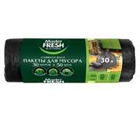 Master FRESH пакеты для мусора 30 литров, 50 штук  (ЧЕРНЫЕ)      7мкм С0004377