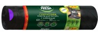 Master FRESH пакеты д/мусора суперпрочные с завязками 60л, 10шт (ЧЕРНЫЕ) 30мкм усиленное дно С0007142
