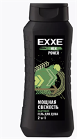 EXXE MEN Мужской гель для душа 2в1 "Бодрящий" POWER, 1000 мл С0008274