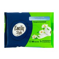 Emily Style  Влажная РАСТВОРЯЮЩАЯСЯ туалетная бумага 30шт С0006495