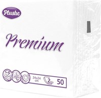 СБ24 Plushe Premium  2 сл 50л, рамка, белый 30 в уп 16048-1