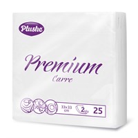 СБ33 Plushe premium carre, 2 слоя, 25 лист, бел/пастель, рамочное. 30 в кор 2028-2