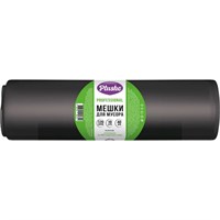 ММ Plushe Professional ПВД 120л (70*110), 10шт, 40мкм, Особо прочн, чёрн,  30 в уп 19542