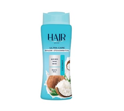 Бальзам-ополаскиватель HAIR для всех типов волос Кокос 600 ml x 12 ББ01243 - фото 15693