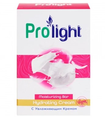Мыло туалетное PROLIGHT С увлажняющим кремом, 80 гр. (картонная коробка) ББ01633 - фото 15803