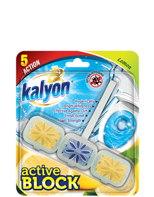 KALYON БЛОК ДЛЯ УНИТАЗА ГИГИЕНИЧЕСКИЙ ЛИМОН 3ШТ ББ00332 - фото 15845