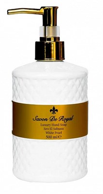 Savon de royal мыло жидкое LUXURY (белое) 500 мл 1*12 шт ББ00567 - фото 15928