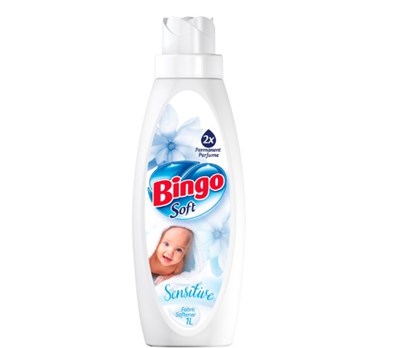 BINGO КОНДИЦИОНЕР Д/БЕЛЬЯ  SOFT SENSITIVE 1000 МЛ*16 ББ01422 - фото 16060