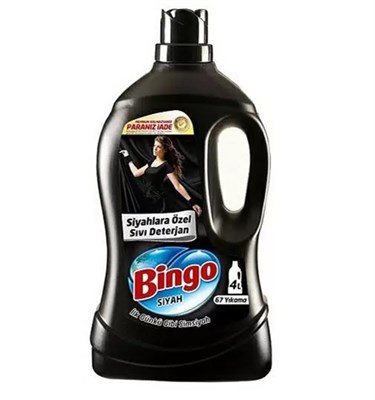 BINGO ГЕЛЬ ДЛЯ СТИРКИ BLACK 4 Л*4 ББ01426 - фото 16306