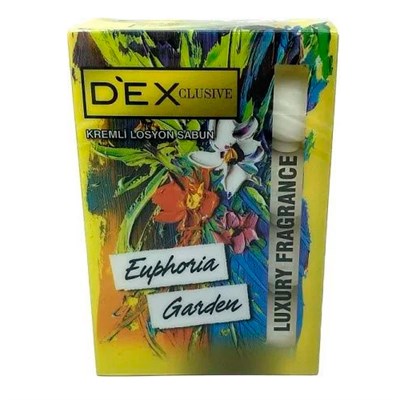 DEX CLUSIVE мыло (контейнер)LUXURY FRAGRANCE "Euphoria Garden с цветком"100гр*4 ББ01561 - фото 16344