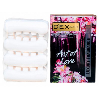 DEX CLUSIVE мыло (контейнер) LUXURY FRAGRANCE "ART OF LOVE" 100гр*4 34976 - фото 16345