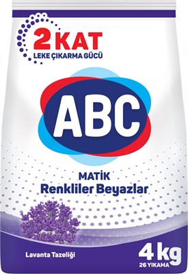 Порошок для стирки белья ABC Лаванда 4 KG * 4 ББ01057 - фото 16469