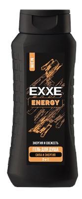 EXXE MEN Мужской гель для душа 2в1 ENERGY "Сила и энергия", 400 мл (новый дизайн) С0007946 - фото 17017