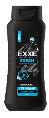 EXXE MEN Мужской гель для душа 2в1 FRESH "Тонизирующий", 400 мл (новый дизайн) С0007947 - фото 17018