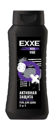 EXXE MEN Мужской гель для душа 2в1 "Увлажняющий" VIBE, 400 мл  (12) NEW С0007854 - фото 17020