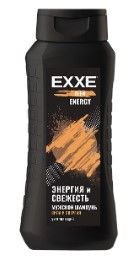 EXXE MEN Мужской шампунь укрепляющий "Сила и энергия" ENERGY, 400 мл (новый дизайн) С0007974 - фото 17023