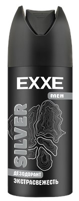 EXXE MEN мужской дезодорант аэрозоль SILVER, 150 мл (6 шт SRP) С0007828 - фото 17030