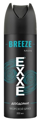 EXXE MEN мужской дезодорант аэрозоль BREEZE, 200 мл (XL размер) С0008015 - фото 17033
