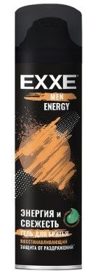 EXXE MEN гель для бритья Восстанавливающий ENERGY, 200 мл (6 шт) С0007505 - фото 17043