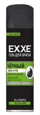 ГЕЛЬ для бритья EXXE ЧЕРНЫЙ (Для всех типов кожи) 200 мл/6шт С0006916 - фото 17051