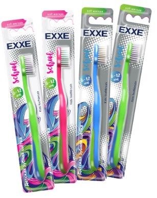 EXXE детская серия Джунгли Зубная щетка 6-12 лет (мягкая), 1 штука С0007707 - фото 17077