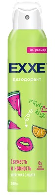 EXXE Женский дезодорант Свежесть и нежность Fruit kiss, 200 мл (XL размер) С0008022 - фото 17092