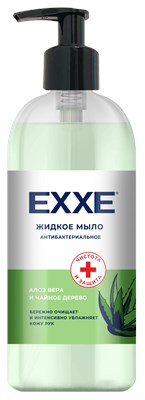 EXXE Жидкое антибактериальное мыло Алоэ и чайное дерево, 500 мл С0008026 - фото 17096