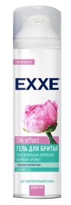EXXE Гель для бритья Sensitive Silk effect, 200 мл (ЖЕНСКИЙ) С0007322 - фото 17121