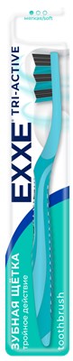 EXXE Зубная щетка (мягкая) tri-active, 1 шт С0007711 - фото 17168