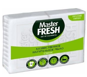 Master FRESH мыло хозяйственное твердое, против пятен 2шт*125г С0008268 - фото 17213