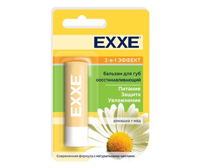 EXXE Бальзам д/губ восстанавливающий 3-в-1 эффект (стик 4,2г) С0006399 - фото 17221