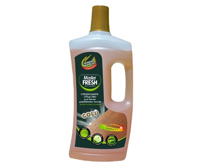 Master FRESH СПЕЦИАЛЬНОЕ КОНЦЕНТРИРОВАННОЕ средство для мытья ДЕРЕВЯННЫХ ПОЛОВ и мебели 1000мл формула GOLD С0007457 - фото 17239