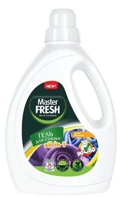 Master FRESH гель д/стирки ALL IN 1  1,3л повышенное содержание ПАВ С0007770 - фото 17275