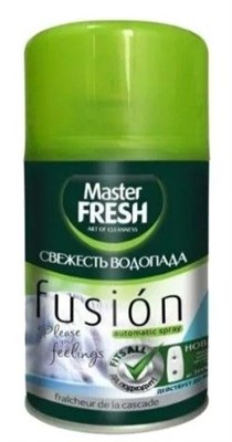 Master FRESH освежитель воздуха сменный баллон Свежесть водопада 250 мл С0006613 - фото 17370
