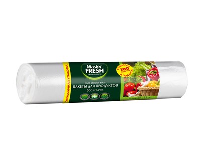 Master FRESH Пакеты для продуктов 500 штук 7мкм С0007923 - фото 17407