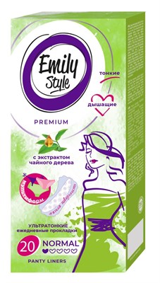 Emily STYLE MULTIFORM DEO прокладки ежедневные, 20 шт , ультратонкие, ароматизированные, чайное дерево 5CvV5tnnheYEi5dxFBctd2 - фото 17444