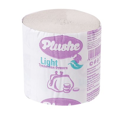 ТБс Eco Plushe Light СТИКЕР, 1 слой, серая, 48 в уп 2074 - фото 17635