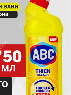Чистящий гель для сантехники ABC Лимон 750 ML*19 pVRSIR0vhZg-cTTGOfM-I3 - фото 20817