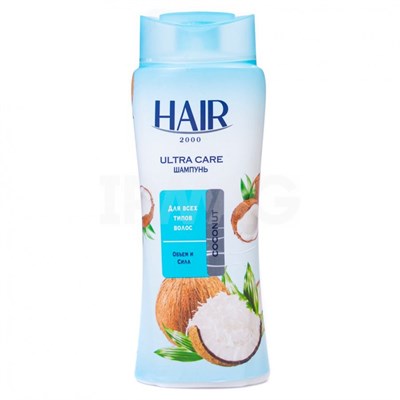 Шампунь ультра уход Марки HAIR для всех типов волос КОКОС 600 ml x 12 Wry-uKakgRsdcnSWrmVfE1 - фото 20835