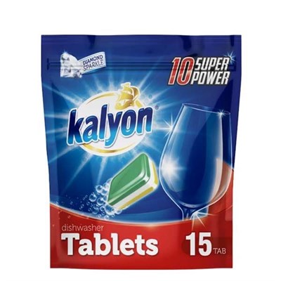 KALYON ТАБЛЕТКИ ДЛЯ ПОСУДОМОЕЧНОЙ МАШИНЫ ВСЕ В ОДНОМ 15 ШТ  300 гр WTDqcxTqiiY4fgMtvkQYk3 - фото 20903