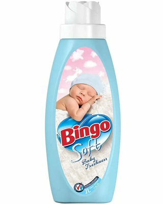 BINGO КОНДИЦИОНЕР Д/БЕЛЬЯ  SOFT BABY FRESHNESS 1000 МЛ*16 ББ01972 - фото 21927