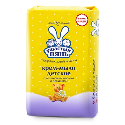 УШАСТЫЙ НЯНЬ мыло туал крем 90г дет Ромашка h-VF8cV1jrJF0WqmgCk2c3 - фото 25014